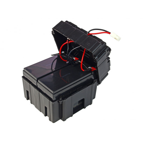 Bateriový vyjímatelný box s madlem pro autíčko Mercedes-Benz AMG G63 (6kolový), 2x 12V/7Ah, ABL1801